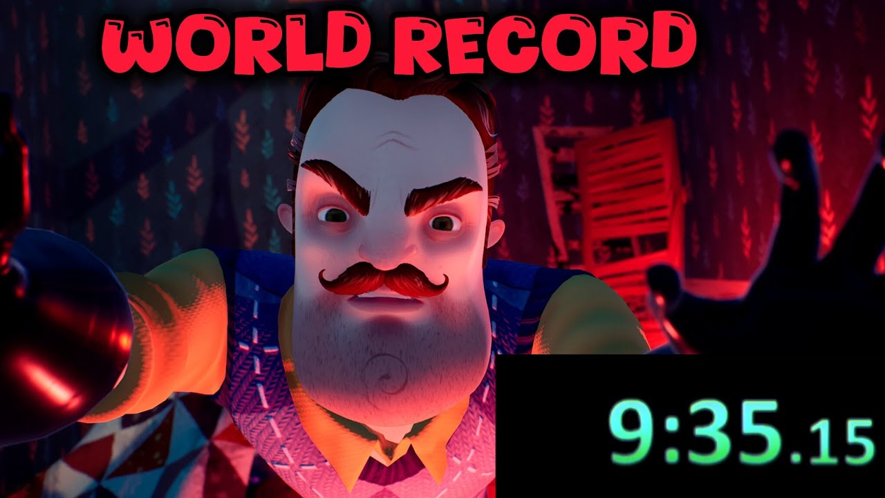 World Record SPEEDRUN Hello Neighbor 2 (Glitchless) 9:35