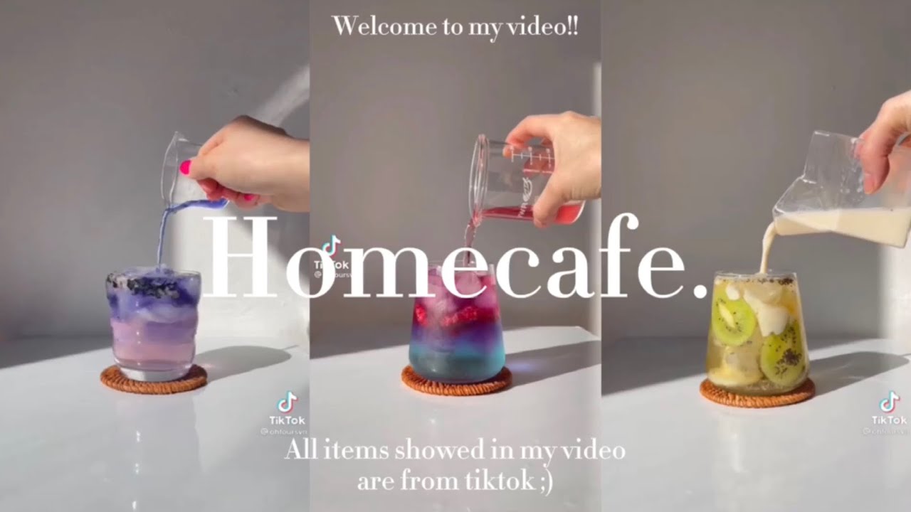 ✨AESTHETIC HOMECAFE DRINKS PT.2✨| TIKTOK COMPILATION