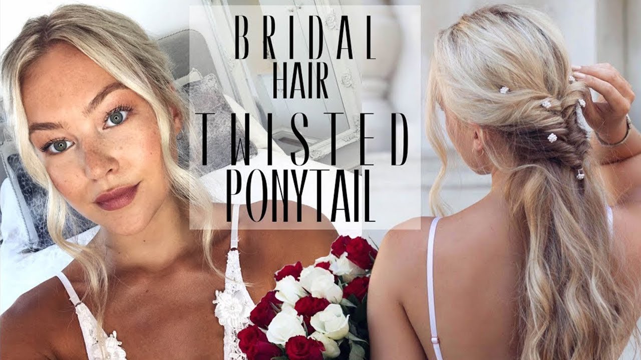 TWISTED PONYTAIL | BRIDAL HAIR | Hollie Hobin