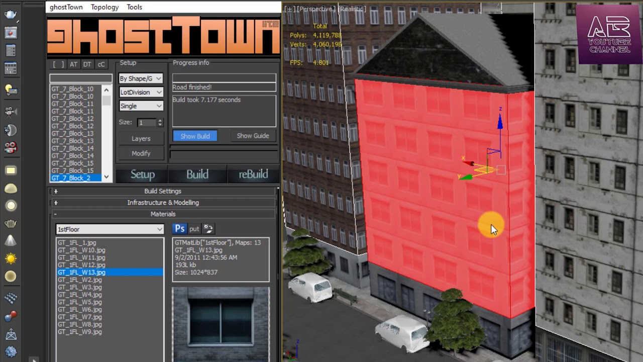 How to Install and Use GhostTown Script in 3Ds Max Hindi Tutorial