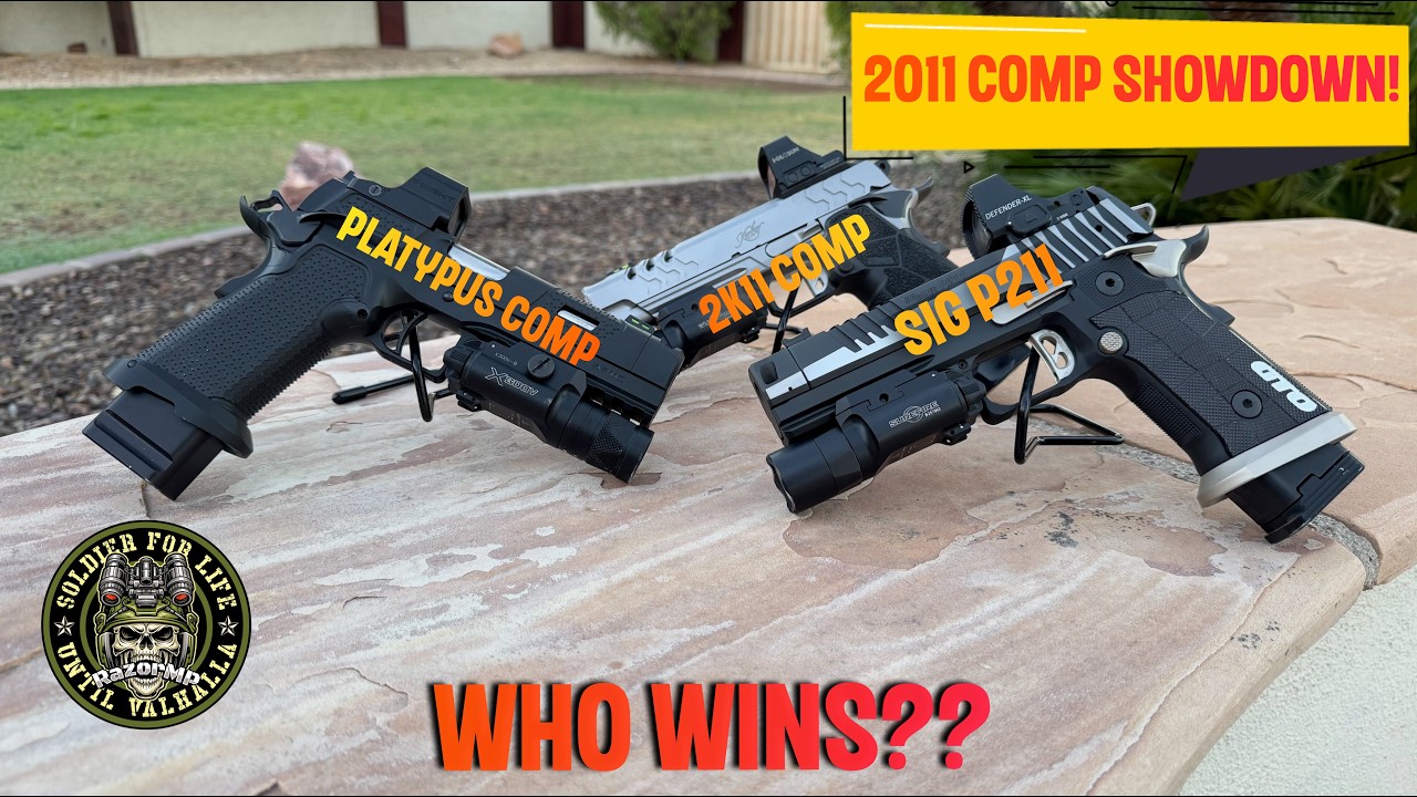 Kimber 2K11 Comp kontra Sig P211 kontra SA Platypus Comp - starcie 2011!