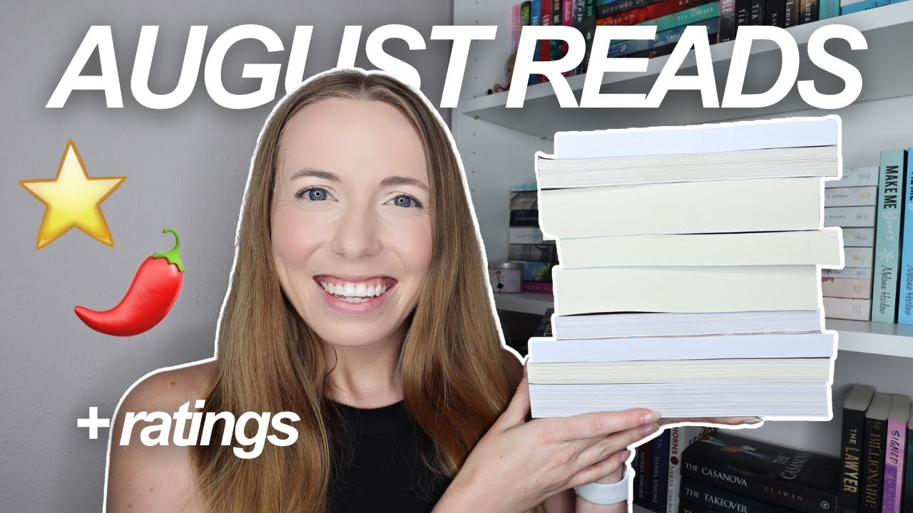 AUGUST READING WRAP UP: the 14 romance books I read in August + how I rated them!