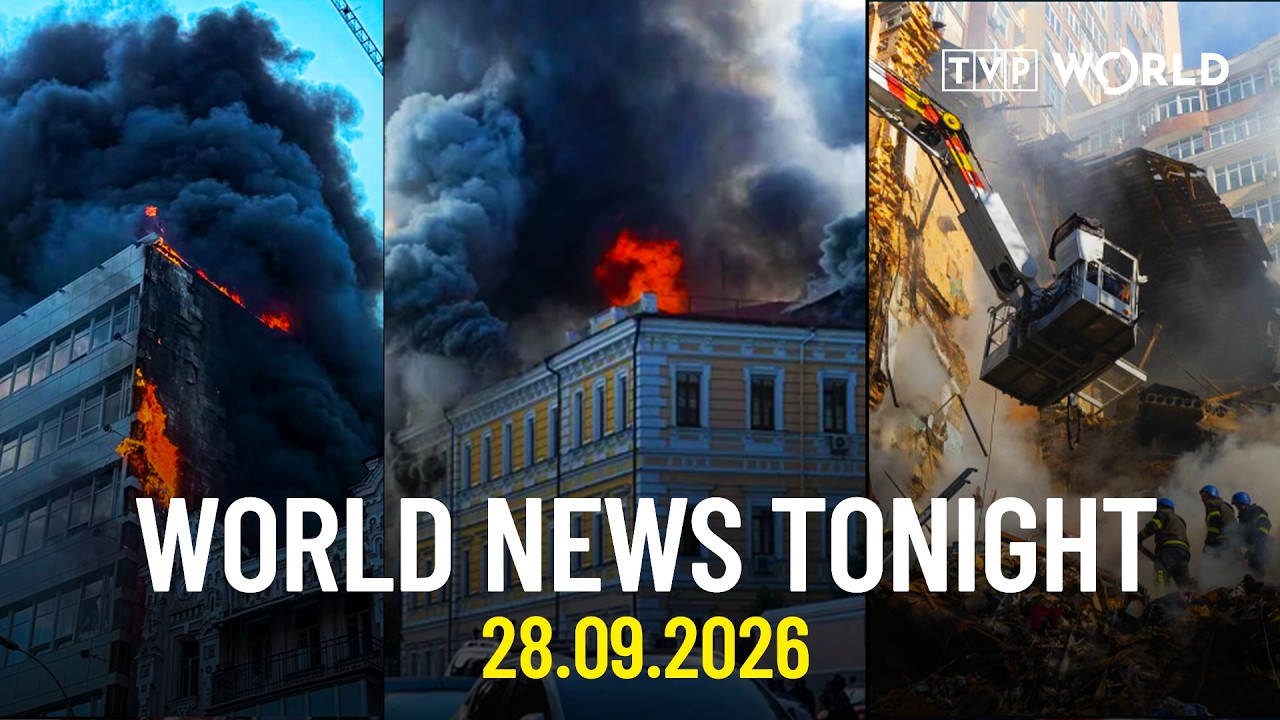 Russia strikes central Kyiv as civilian targets come under fire | World News Tonight