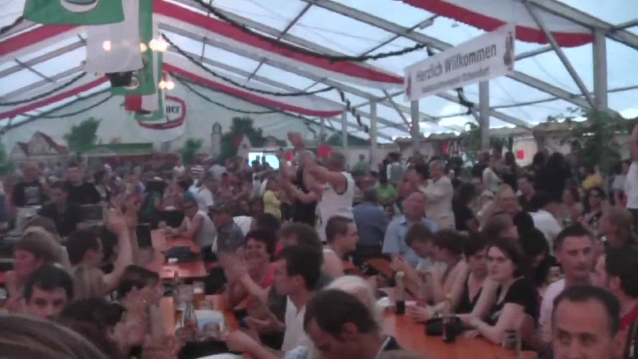 Die PARTYV&Ouml;GEL beim Bratwurstfest 2010 in Ochsenfurt