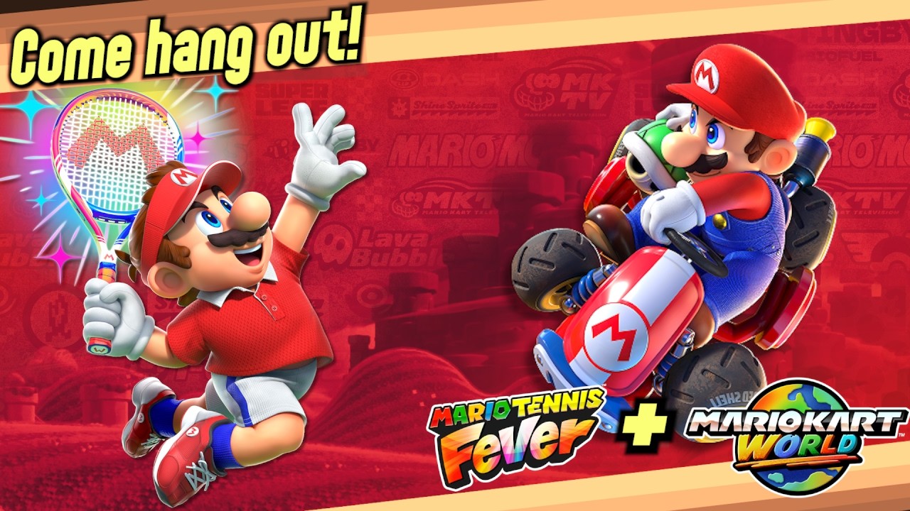 Mario Tennis Fever and Mario Kart World with @Jords2good
