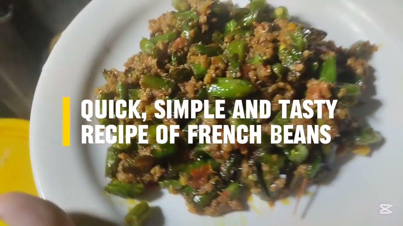 Simple, Quick and yummy french beans recipe.#foof#recipe#trending#frenchbeans#quickrecipe