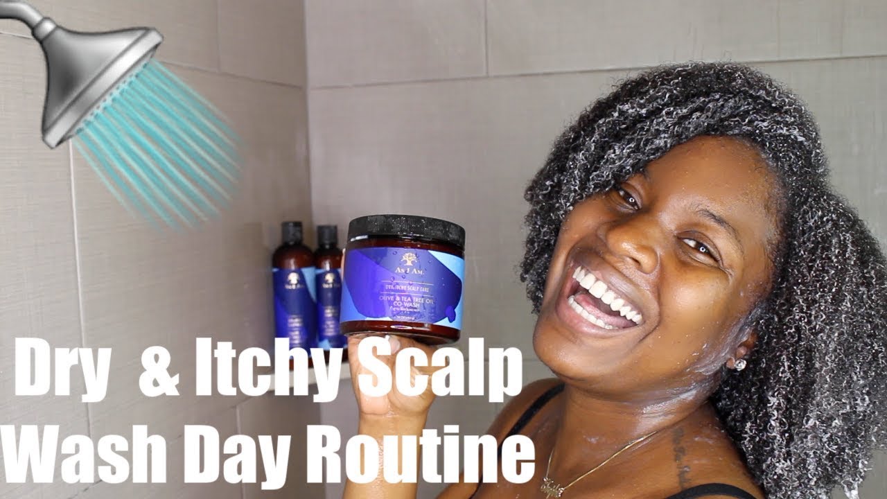 *NEW* AS I AM DRY AND ITCHY SCALP CARE LINE WASH DAY ROUTINE