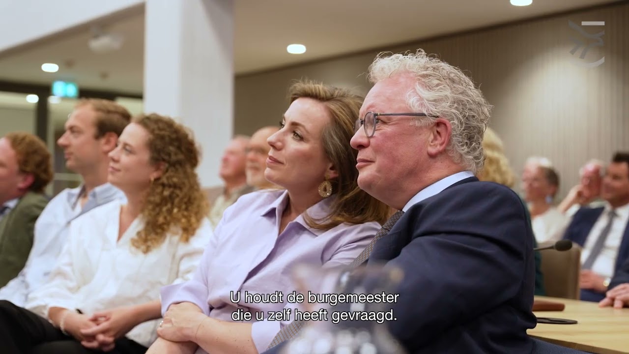 Provincie Flevoland - Herbenoeming burgemeester Jean Paul Gebben