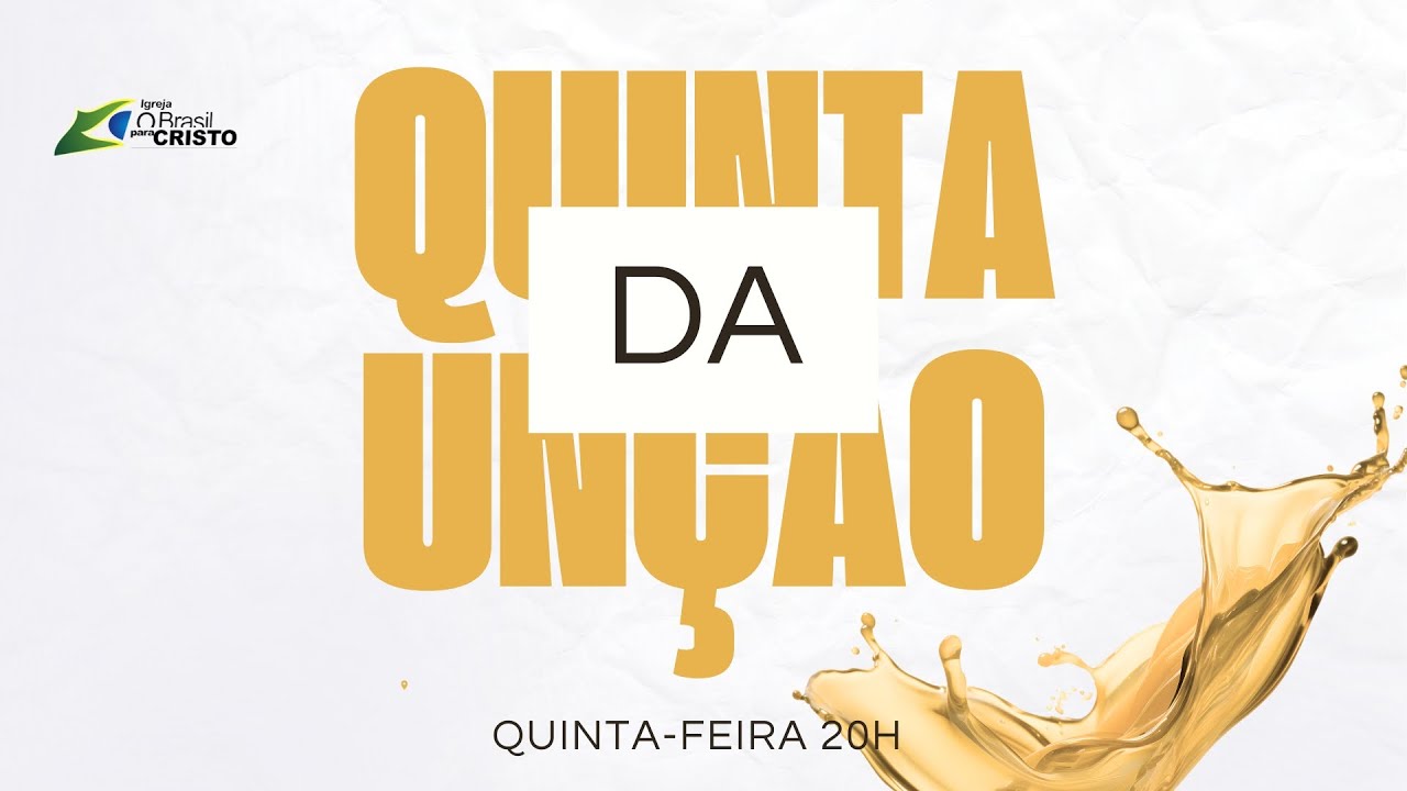 CULTO DA UNÇÃO 19/03