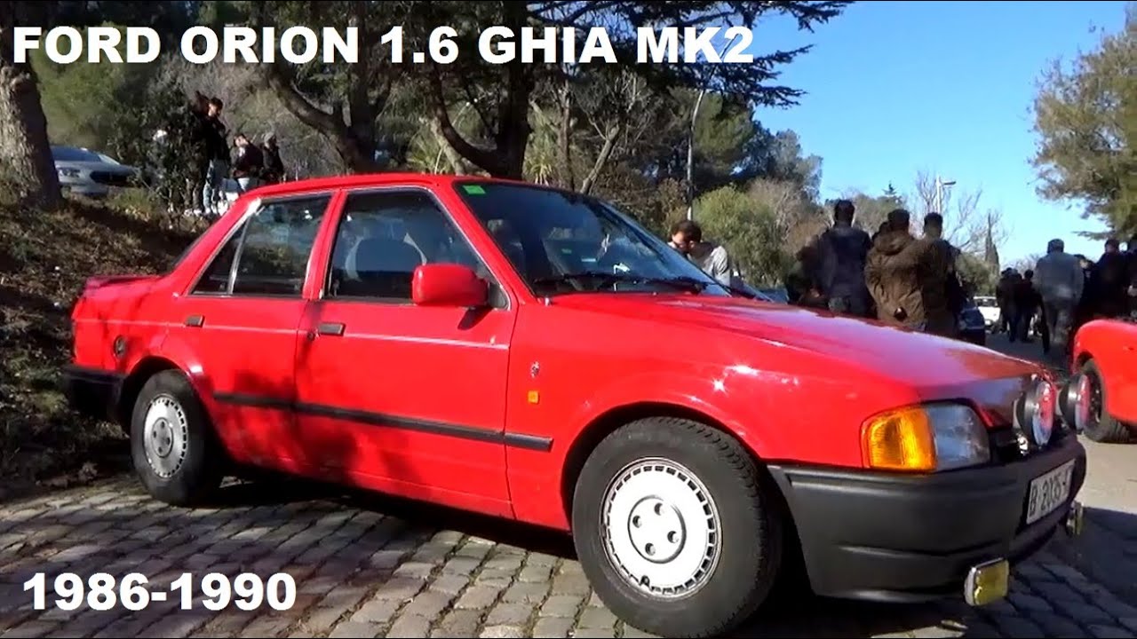 Ford Orion 1.6 Ghia MK2 1990 con 60.000 Km en 32 años. Revisión.