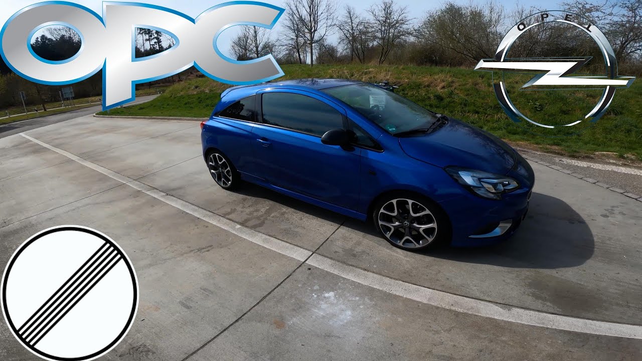 Opel Corsa OPC 1.6 Turbo(207HP) 2017-Pov Driving on German Autobahn
