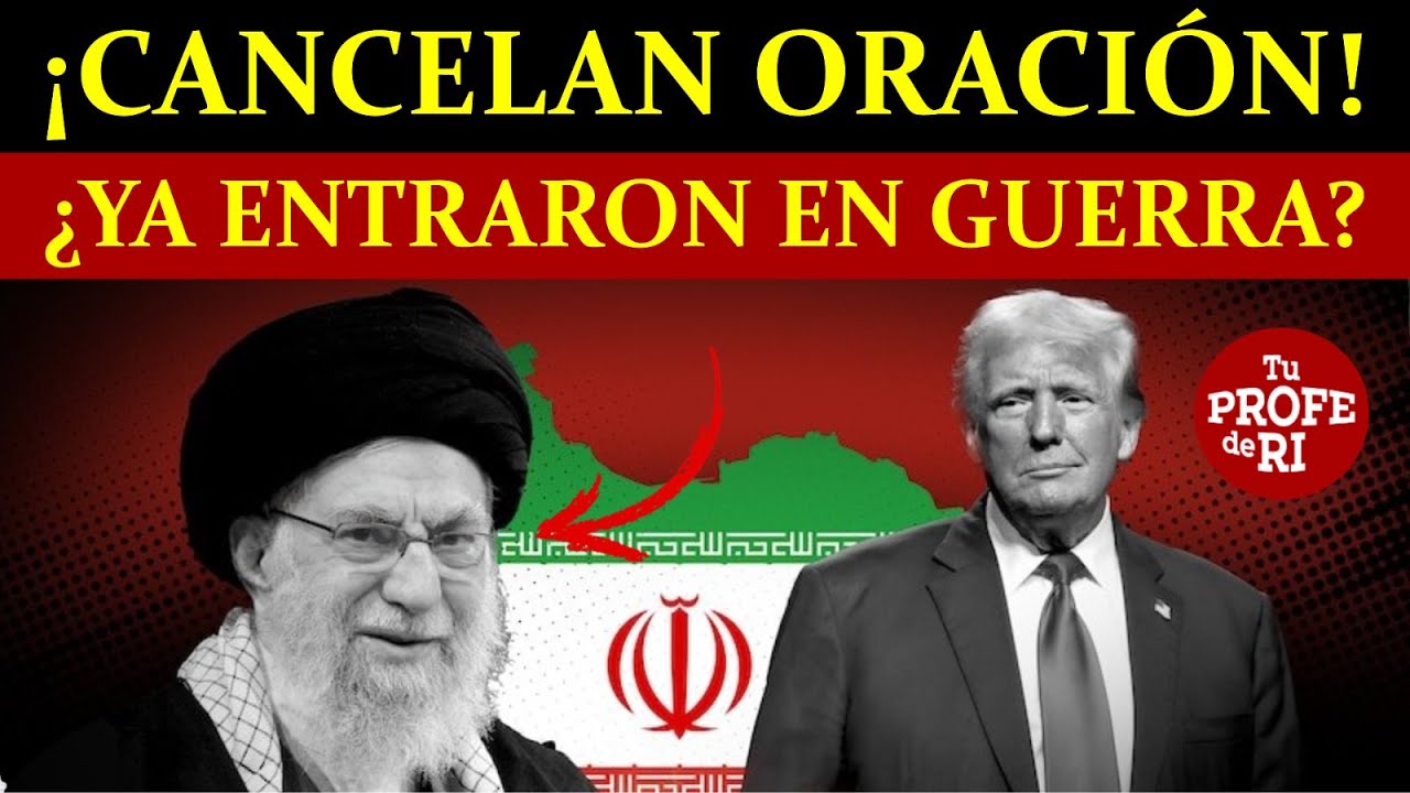 ¡IRÁN EN EDO DE GUERRA! AYATOLLAH CANCELA ORACIÓN. TRUMP MUEVE TROPAS AL PÉRSICO. I$RA£L SE ALISTA
