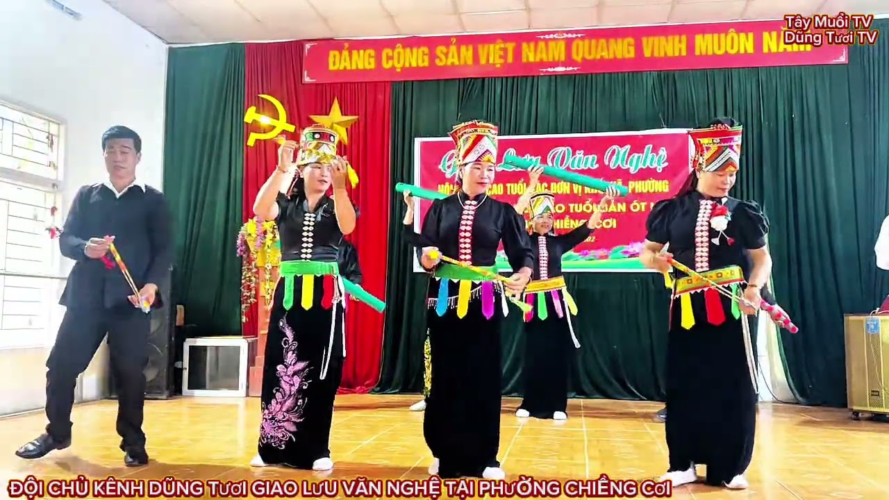 Nhóm Chủ Kênh Đi Giao Lưu Văn nghệ Tại PHƯỜNG CHIỀNG CƠI