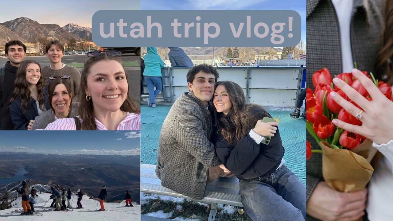 utah vlog! my baby sister got ENGAGED