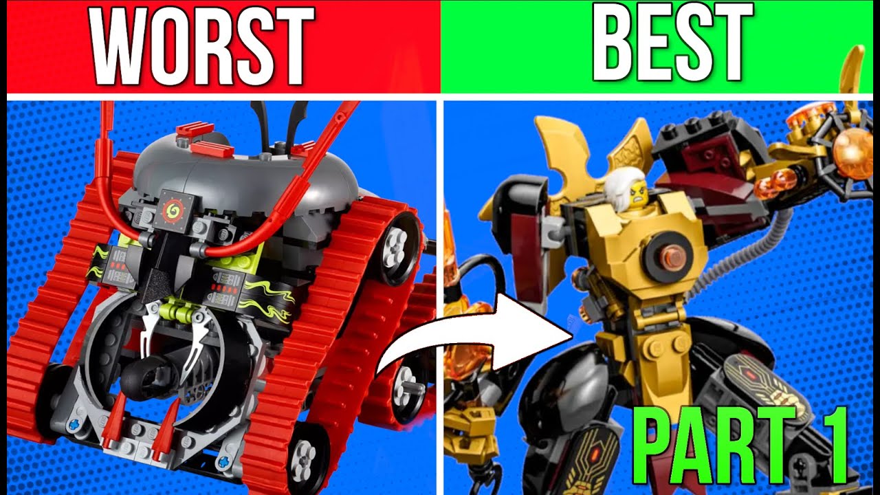 LEGO Ninjago: Рейтинг наборов злодеев | (От худшего к лучшему!) Часть 1