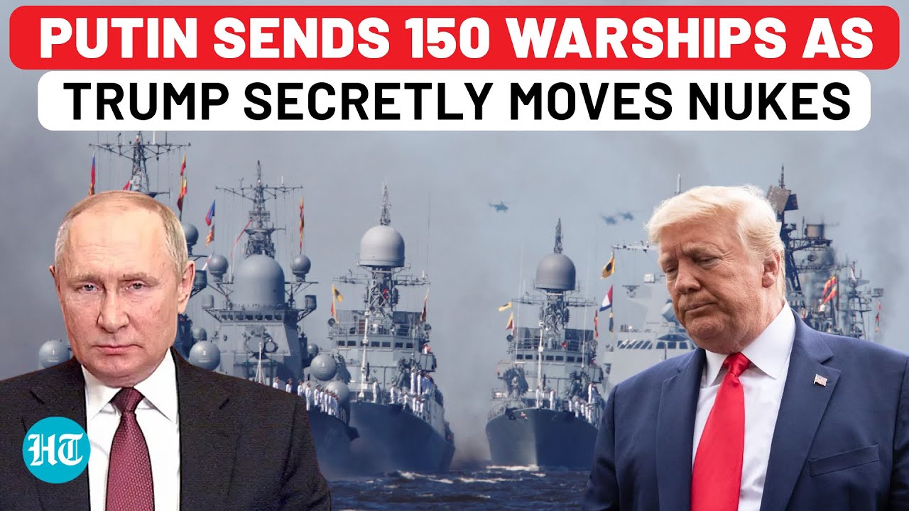As US Secretly Moves Nuclear Weapons To UK, Putin Sends 150 Warships, 120 Jets Near Britain |Details