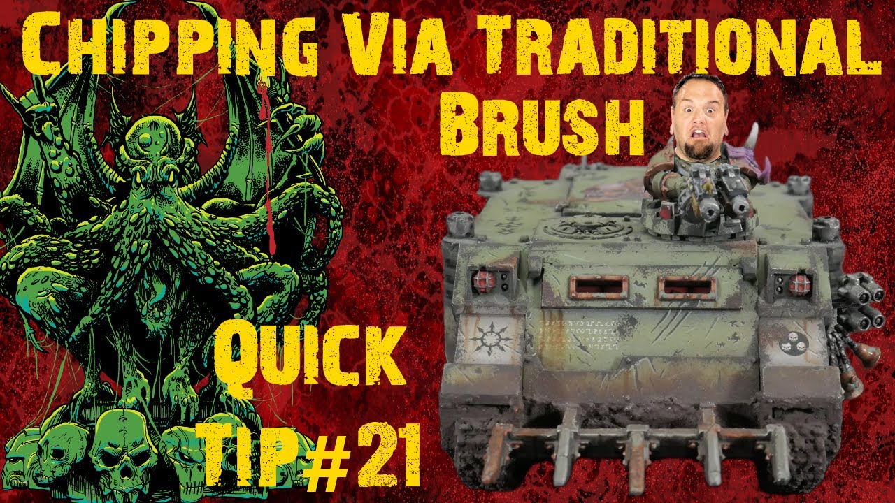 QT 21 Chipping Via Traditional Brush
