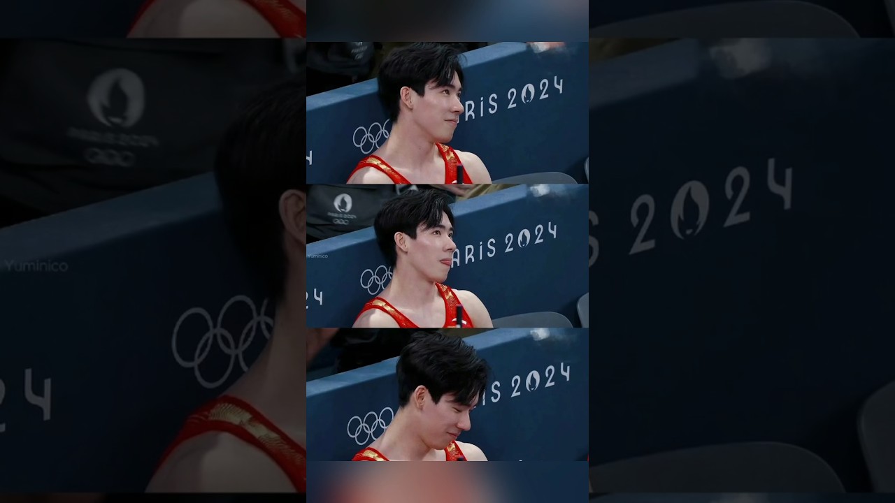 The most handsome Chinese Gymnast | Zhang Boheng | You don’t have to try so hard #olympics2024