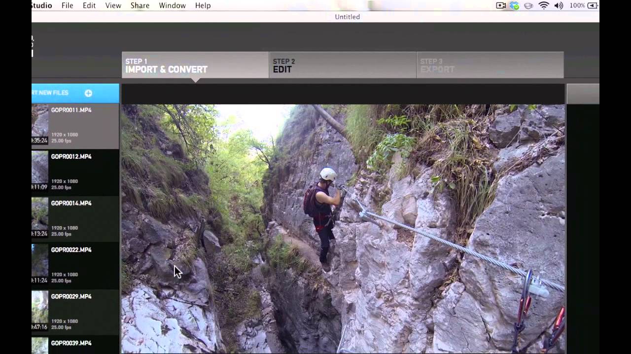 GoPro Studio 2.0 - Step 1: import and convert - Tribe Tutorial #01