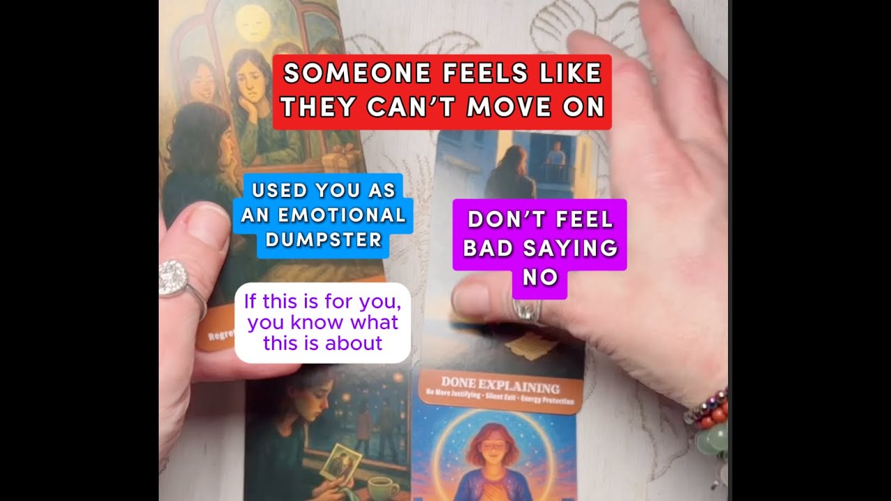 Someone feels like they can't move on
