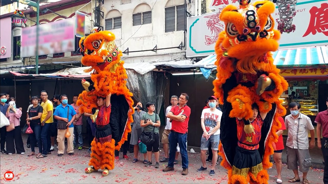 Malaysia Xuan Long (马来西亚《玄龙》体育总会) Chap Goh Mei 2020 lion dance at Petaling Street, Kuala Lumpur