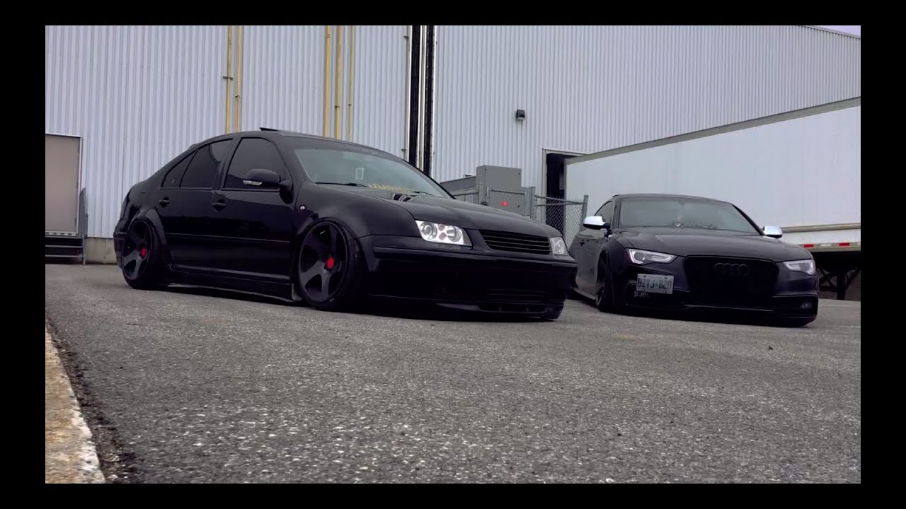 Bagged Audi S5 x Bagged Jetta mk4