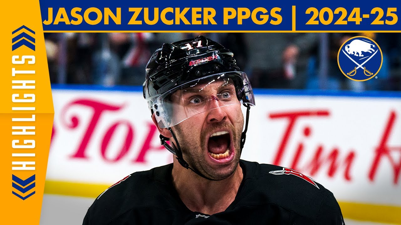 Watch All Of Jason Zucker's Power-Play Goals From The 2024-25 Buffalo Sabres Season