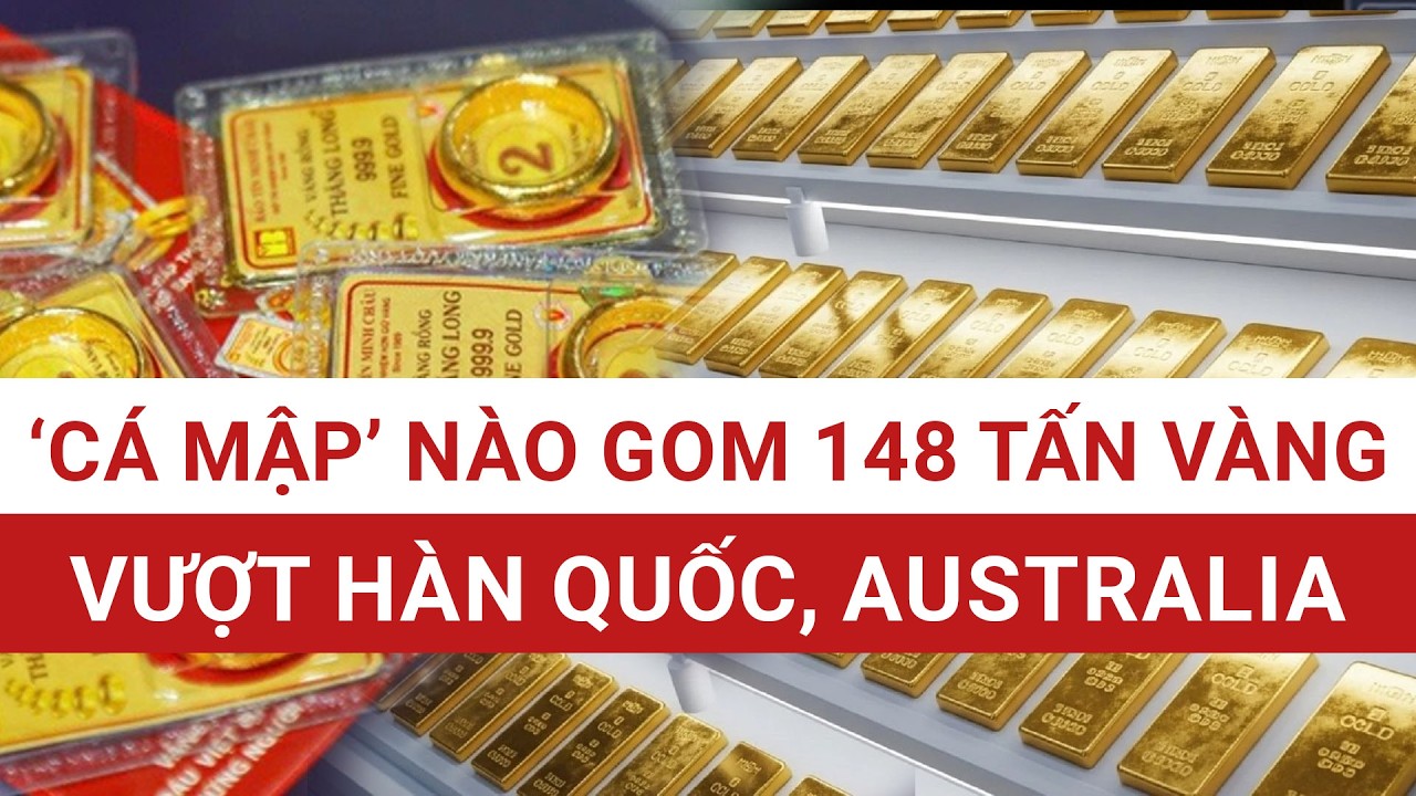 “Cá mập” mới nổi gom 148 tấn vàng, vượt cả Hàn Quốc và Australia | VTC News