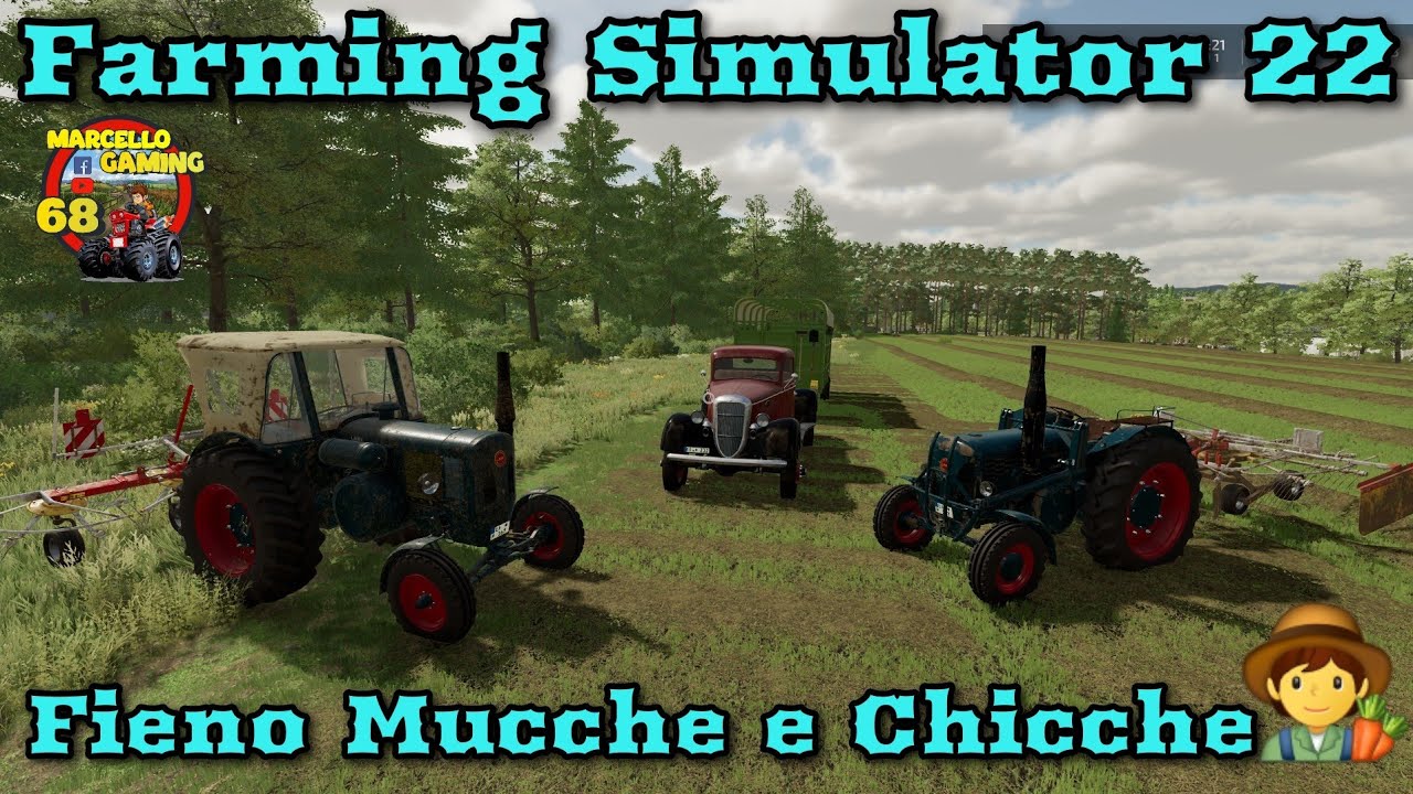 Farming Simulator 22  Map: ( Hof Bergmann 1.3.0.0 )   Fieno e  Vacche     Ep: 07