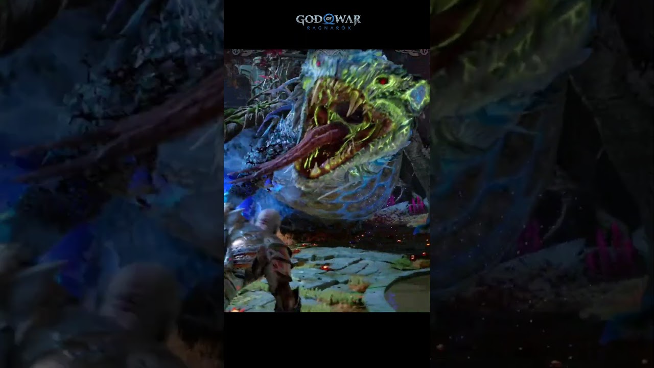 Kratos Vs Nidhogg Dragon Boss Fight [4K] - God of War Ragnarok