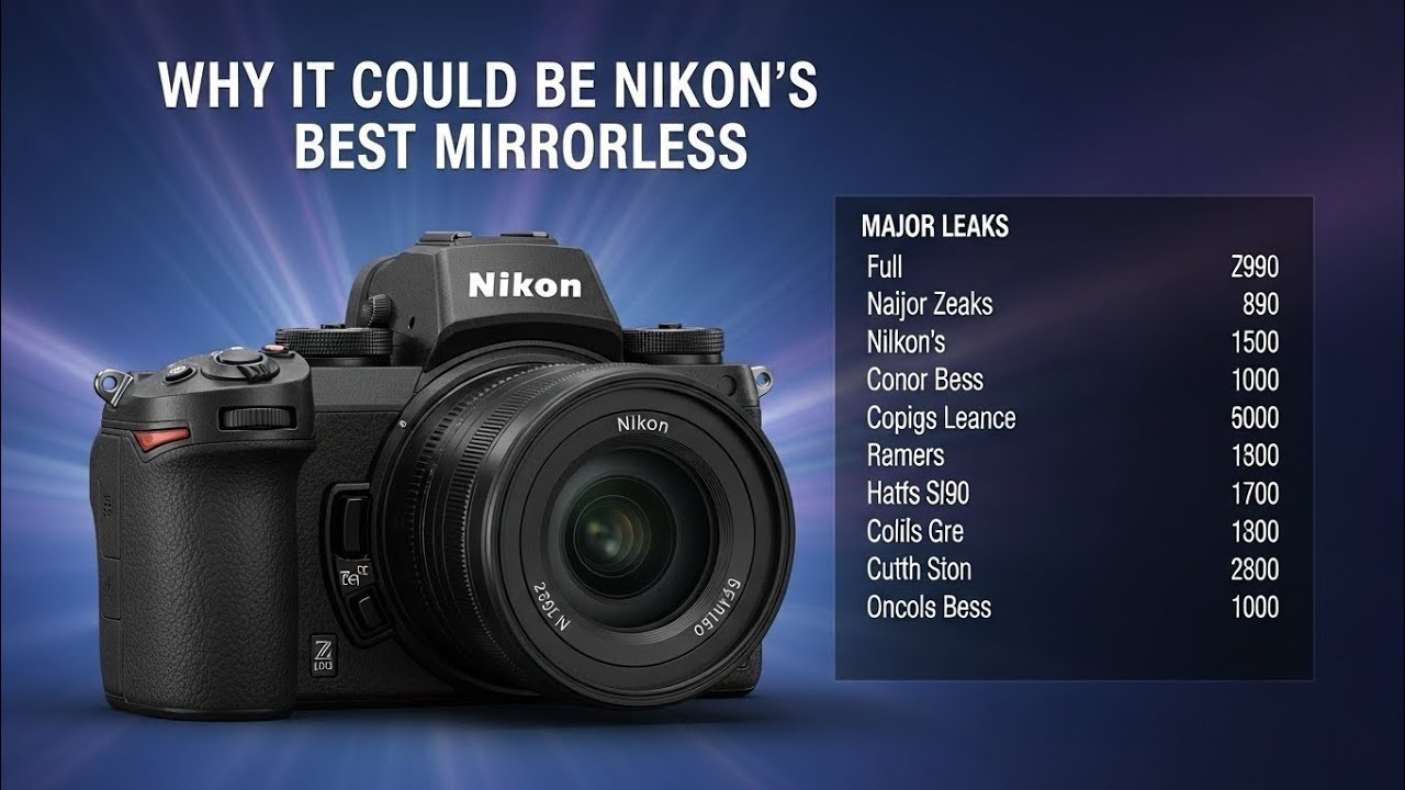 Nikon Z90: полные характеристики, основные утечки и почему это может быть лучшая беззеркальная ка...