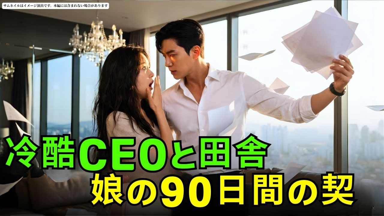 冷酷CEOと田舎娘の90日間の契約結婚。しかし一夜で彼は宣言「契約は無効、今日から君は正式な妻だ！」#朗読#読み聞かせ#CEOロマンス #CEO