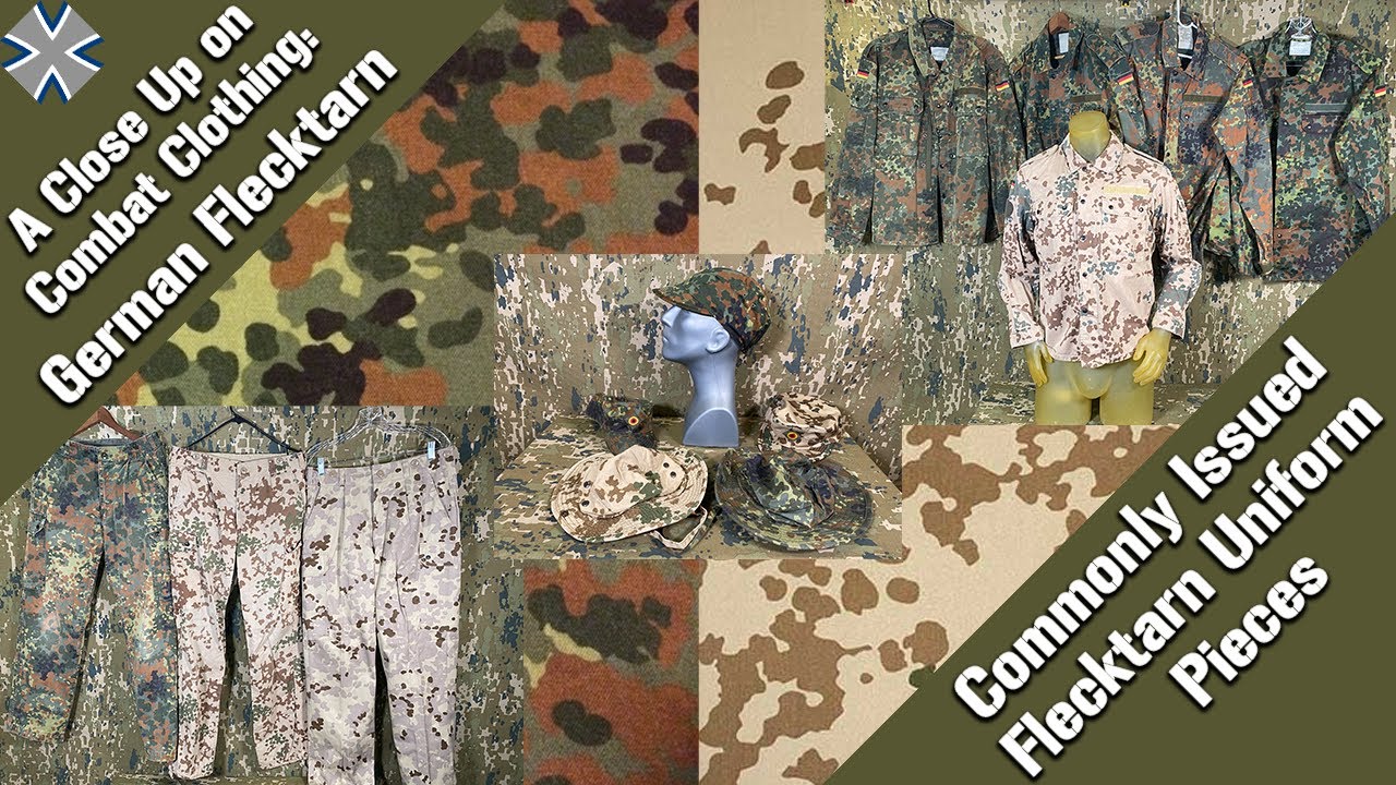 Looking Closely at The More Commonly Issued Flecktarn Camo Uniform Pieces of The German Armed Forces
