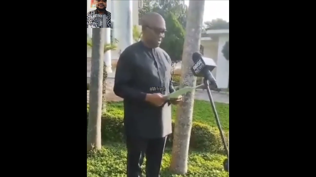 Peter Obi And&nbsp;Labour Party has Rejected The Judgement of the election petitions tribunal.