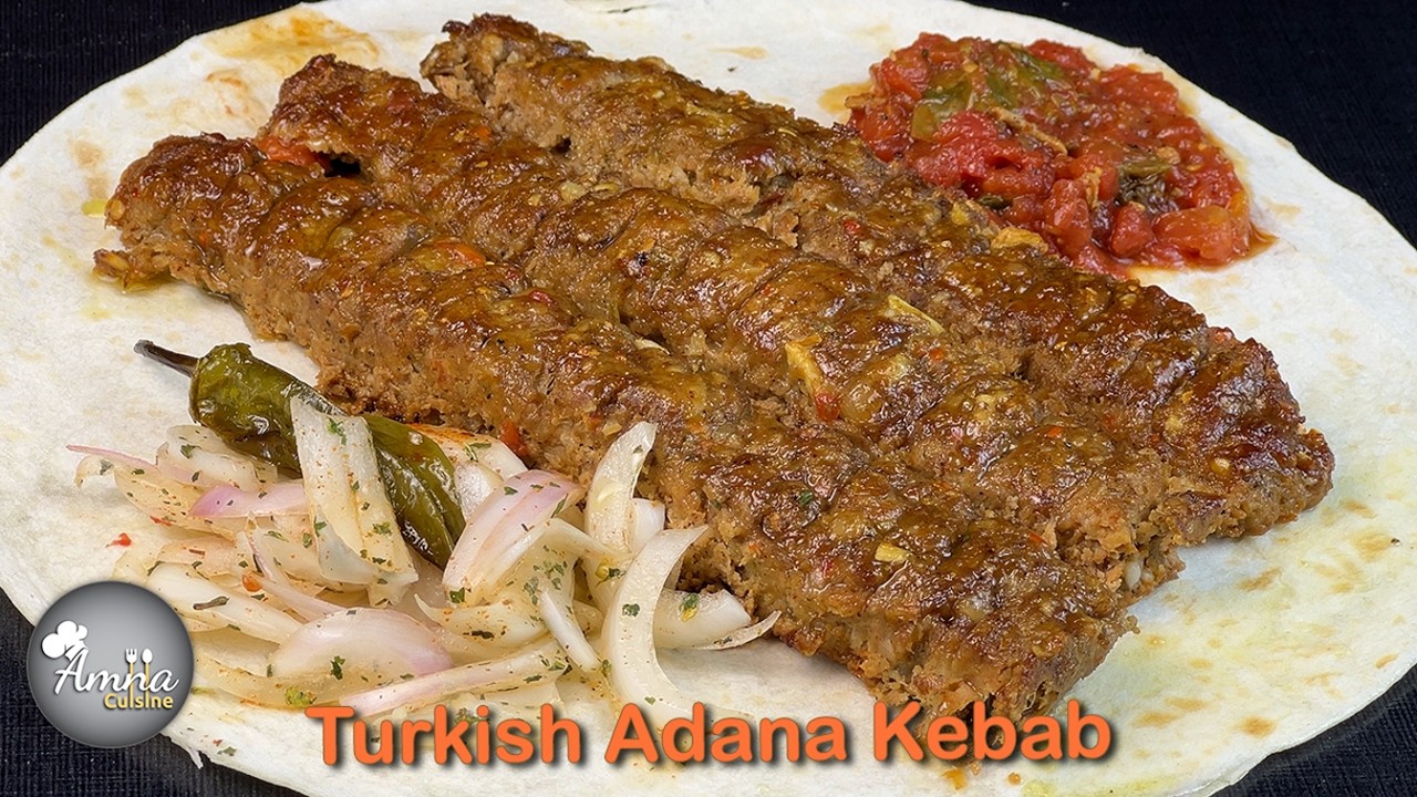 Most Famous Turkish Adana Kebab Authentic Juicy & Spicy Recipe by Aman Cuisine