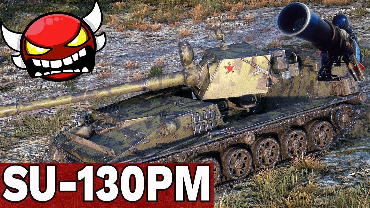 DEMONICZNE DZIAŁO Z ZSRR - SU-130PM - World of Tanks