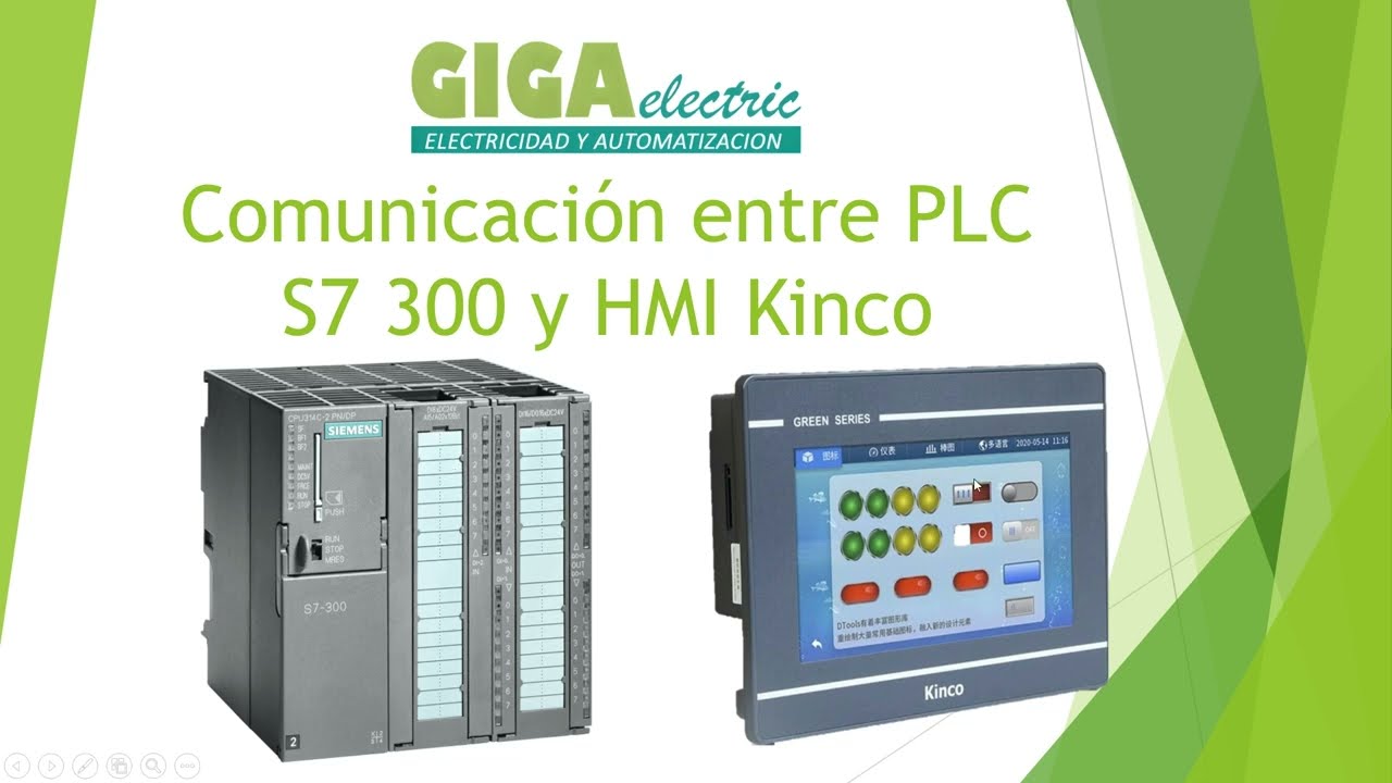 COMUNICACIÓN ENTRE PLC S7 300 y  HMI Kinco | ⚠️⚡GIGA ELECTRIC