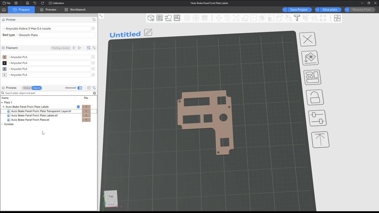 3D Multilayer Import and Multicolour Layer Change