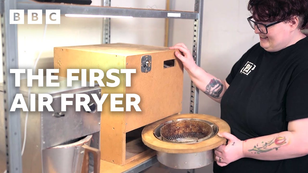 We learn about Fred van der Weij's invention... The Air Fryer! - BBC