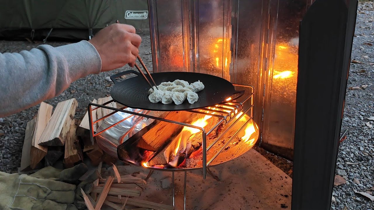 #4-2 マルチグリドルで餃子焼いて食べた@RECAMP おだわら 2025/11/21