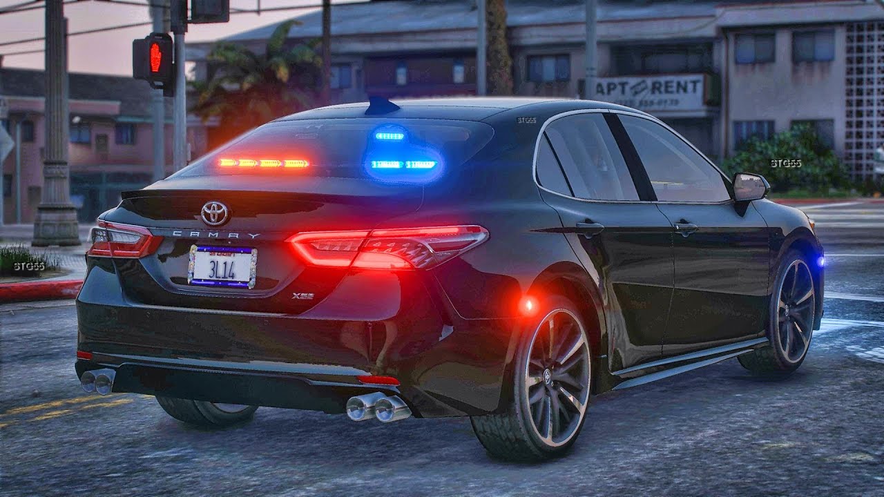 Играю в GTA 5 за ПОЛИЦЕЙСКОГО Gang Unit Patrol| Camry|| GTA 5 Lspdfr Mod| 4K