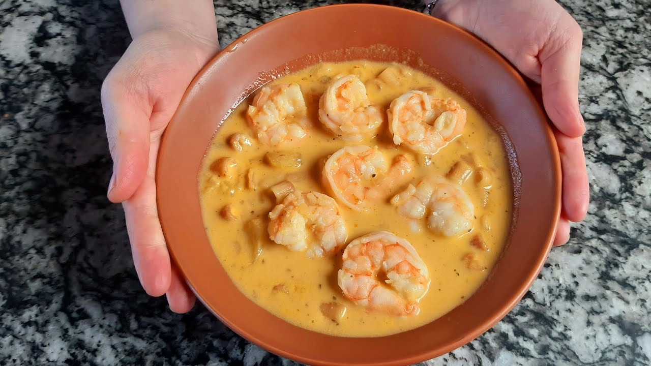 Sopa de camarón super fácil 🦐🦐🦐