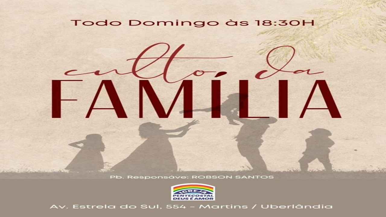 CULTO DA FAMÍLIA  |  O DEUS DO IMPOSSÍVEL