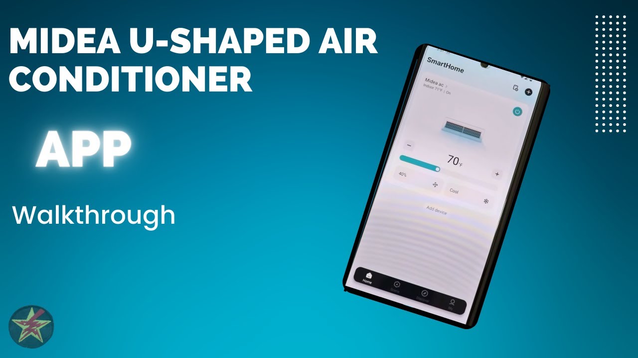 Midea U-Shaped Air Conditioner App Walk through
