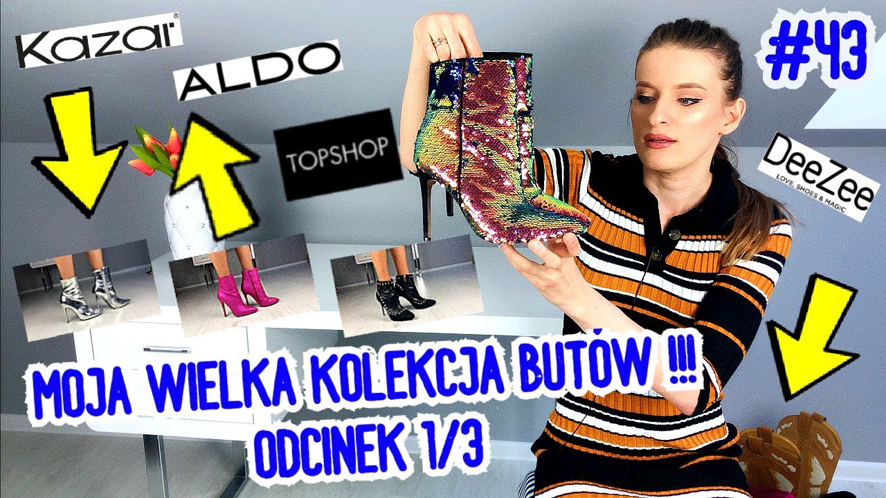 MOJA WIELKA KOLEKCJA BUTÓW !!! ODCINEK 1/3 !!! PEREŁKI Z LUMPEKSU !!! KAZAR/ALDO/TOPSHOP#43