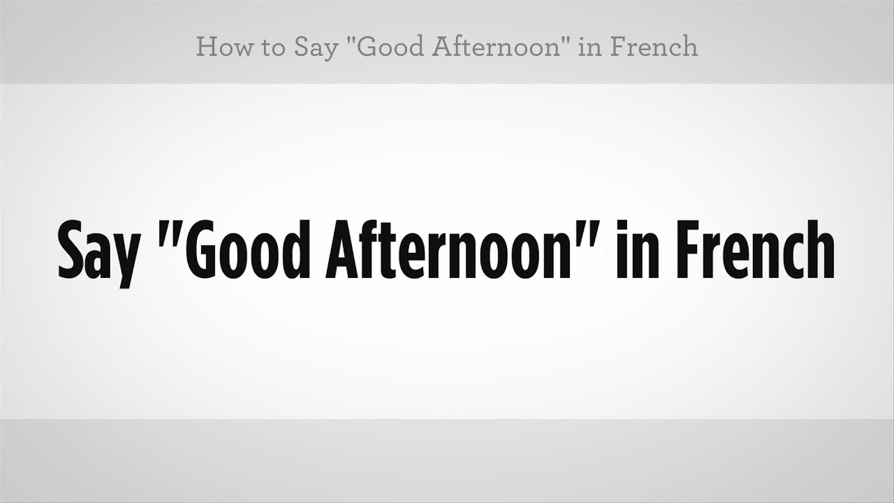 How to Say 