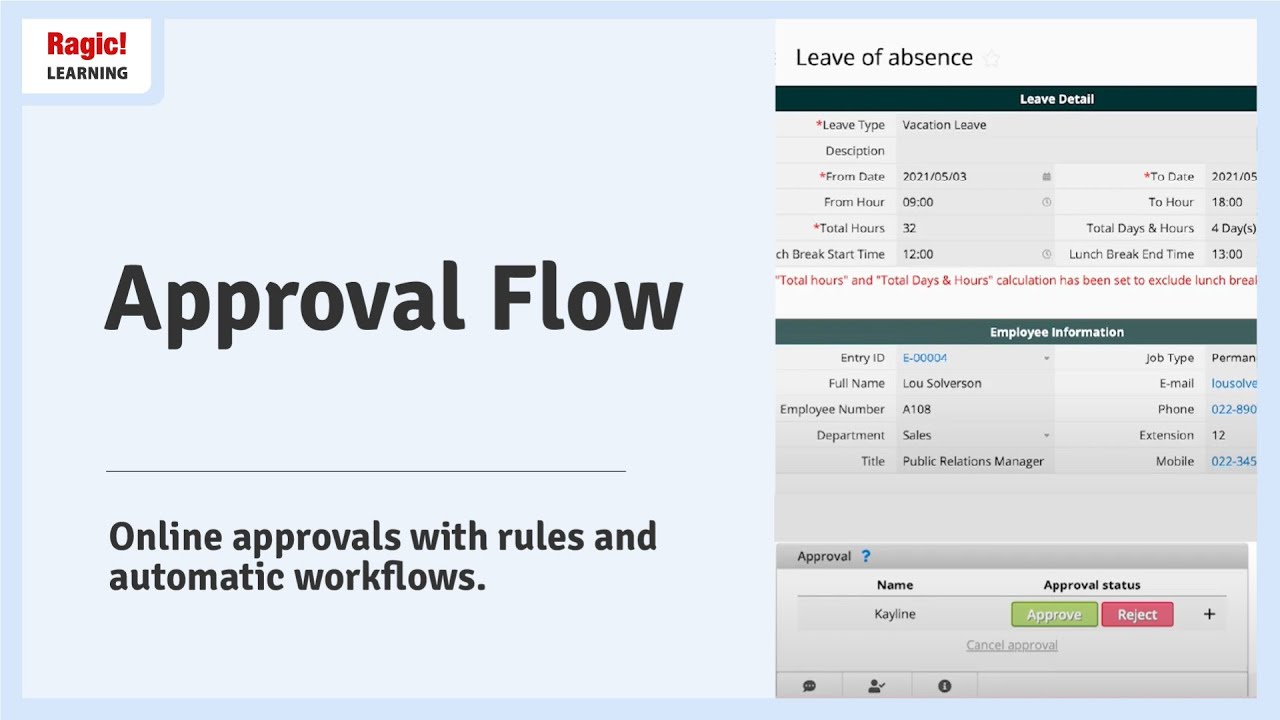 10. Configure Approval Flow