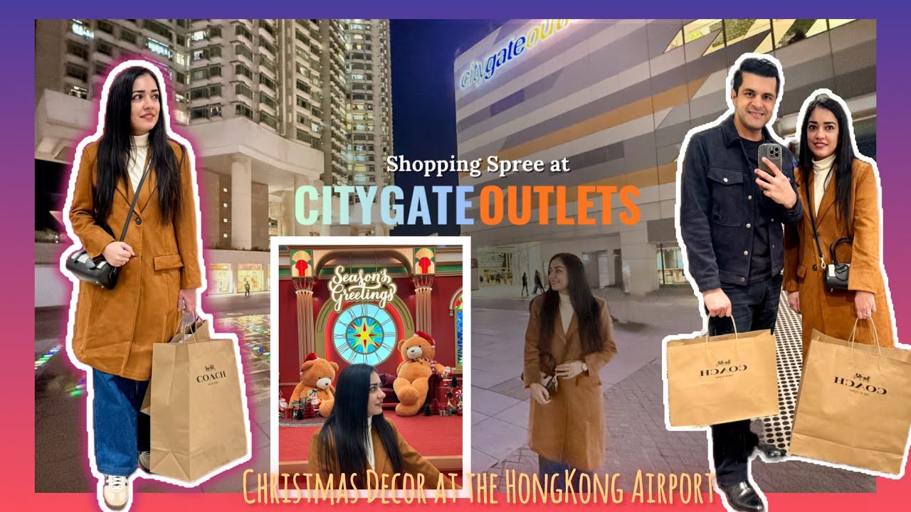 Citygate Outlets | HongKong | My Life in HongKong | Shopping Vlog | HongKong international Airport 