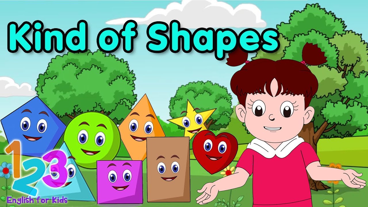 Belajar Bahasa Inggris Mengenal Bentuk bersama Diva | 123 English For Kids | Kartun Anak Channel