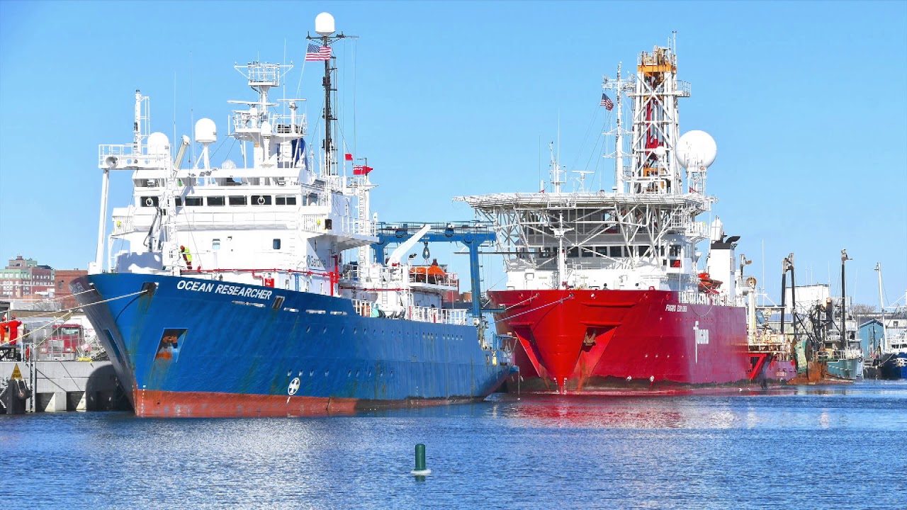 New Bedford and OCEAN RESEARCHER and FUGRO EXPLORER